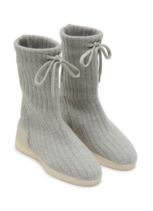 Detail View - Click To Enlarge - FEAR OF GOD SHOES - Moc Knit Wool Women's Sneakers