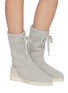 Figure View - Click To Enlarge - FEAR OF GOD SHOES - Moc Knit Wool Women's Sneakers