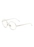 Main View - Click To Enlarge - LOEWE - Palladium Slim Oval Optical Glasses