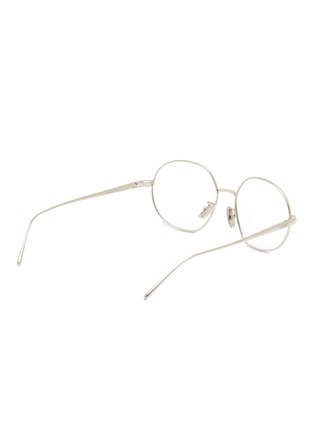 Figure View - Click To Enlarge - LOEWE - Palladium Slim Oval Optical Glasses