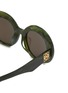 Detail View - Click To Enlarge - LOEWE - Anagram Acetate Round Sunglasses