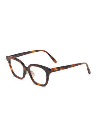 Main View - Click To Enlarge - LOEWE - Acetate Slim Square Optical Glasses