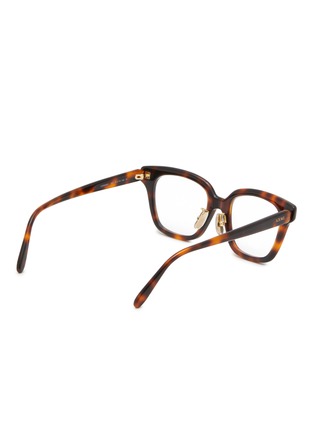 Figure View - Click To Enlarge - LOEWE - Acetate Slim Square Optical Glasses