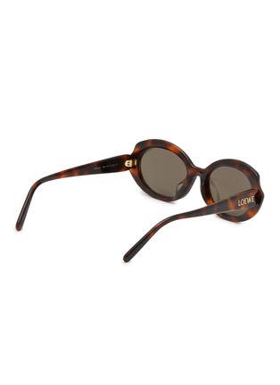 Figure View - Click To Enlarge - LOEWE - Acetate Slim Oval Optical Glasses