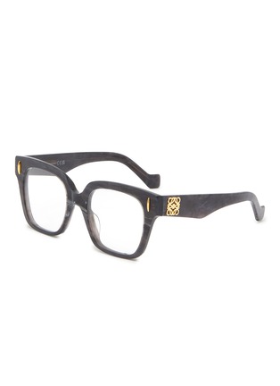 Main View - Click To Enlarge - LOEWE - Anagram Acetate Square Optical Glasses