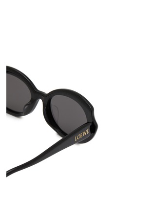 Detail View - Click To Enlarge - LOEWE - Acetate Slim Oval Optical Glasses