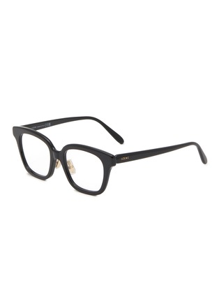 Main View - Click To Enlarge - LOEWE - Acetate Slim Square Optical Glasses