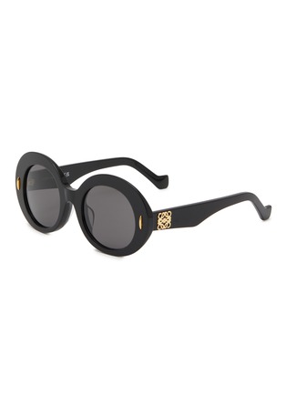 Main View - Click To Enlarge - LOEWE - Anagram Acetate Round Optical Glasses