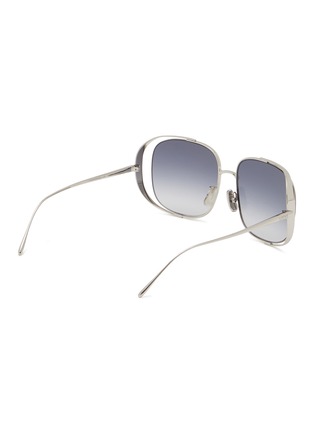 Figure View - Click To Enlarge - LOEWE - Metal Square Sunglasses