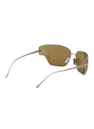 Figure View - Click To Enlarge - LOEWE - Ruthenium Signature Angular Sunglasses