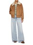 Figure View - Click To Enlarge - DUNST - Unisex Faux Shearling Collar Blouson Jacket