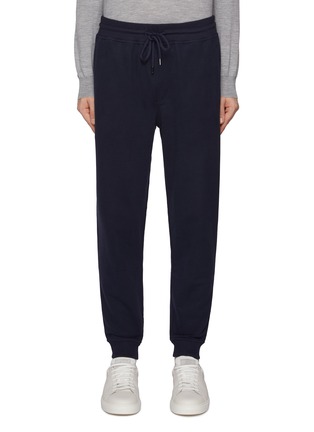 Main View - Click To Enlarge - BRUNELLO CUCINELLI - Drawstring Cotton Blend Sweatpants