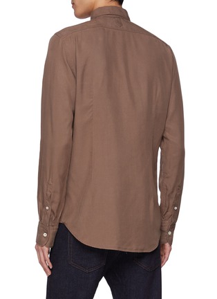 Back View - Click To Enlarge - CANALI - Point Collar Shirt