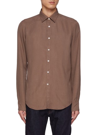 Main View - Click To Enlarge - CANALI - Point Collar Shirt