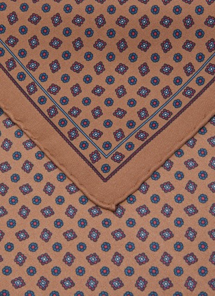 Detail View - Click To Enlarge - STEFANOBIGI MILANO - Silk Jacquard Pocket Square