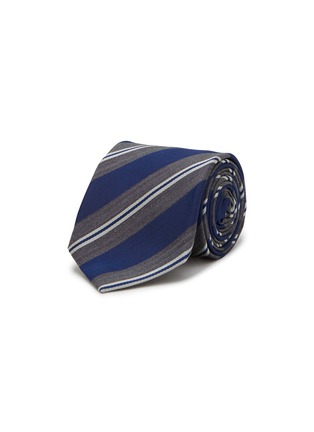 Main View - Click To Enlarge - STEFANOBIGI MILANO - Stripe Silk Jaquard Tie