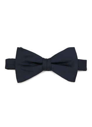 Main View - Click To Enlarge - STEFANOBIGI MILANO - Silk Harringbone Bow Tie