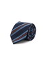 Main View - Click To Enlarge - STEFANOBIGI MILANO - Stripes Silk Oxford Tie