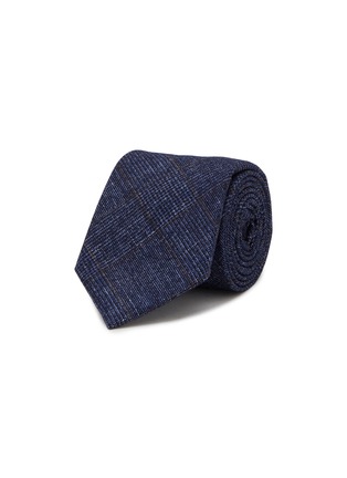 Main View - Click To Enlarge - STEFANOBIGI MILANO - Mixed Wool Prince of Wales Jacquard Tie