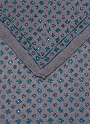 Detail View - Click To Enlarge - STEFANOBIGI MILANO - Silk Jacquard Pocket Square