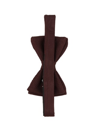 Detail View - Click To Enlarge - STEFANOBIGI MILANO - Small Silk Granadine Bow Tie