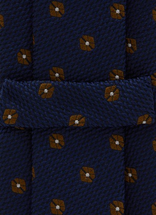 Detail View - Click To Enlarge - STEFANOBIGI MILANO - Silk Floral Jacquard Tie