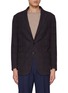 Main View - Click To Enlarge - CANALI - Single Breasted Chequered Wool Blazer