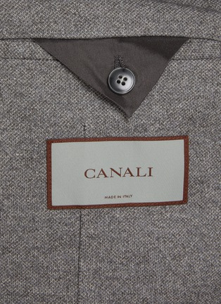  - CANALI - Single Breasted Silk Cashmere Jersey Blazer