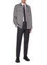 Figure View - Click To Enlarge - PT TORINO - Slim Fit Fleece Wool Pants