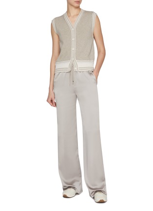 Figure View - Click To Enlarge - HERNO - Drawstring Relaxed Pants