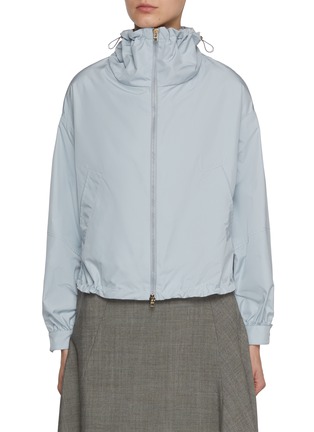 Main View - Click To Enlarge - HERNO - Drawcord High Neck jacket