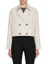 Main View - Click To Enlarge - THEORY - Double Breasted Cropped Trench Jacket