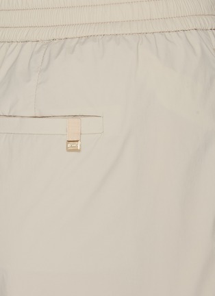  - HERNO - Drawstring Snap Button Hem Cropped Pants