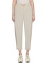 Main View - Click To Enlarge - HERNO - Drawstring Snap Button Hem Cropped Pants