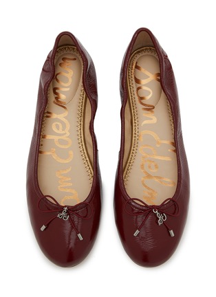 Detail View - Click To Enlarge - SAM EDELMAN - Felicia Patent Leather Ballerina Flats