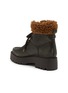  - SAM EDELMAN - Elara Distressed Leather Shearling Boots