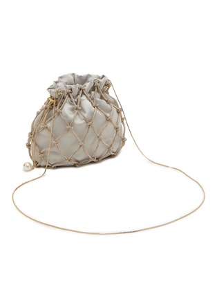 Detail View - Click To Enlarge - ROSANTICA - Selene Capri Crystal Faux Pearl Crossbody Bag