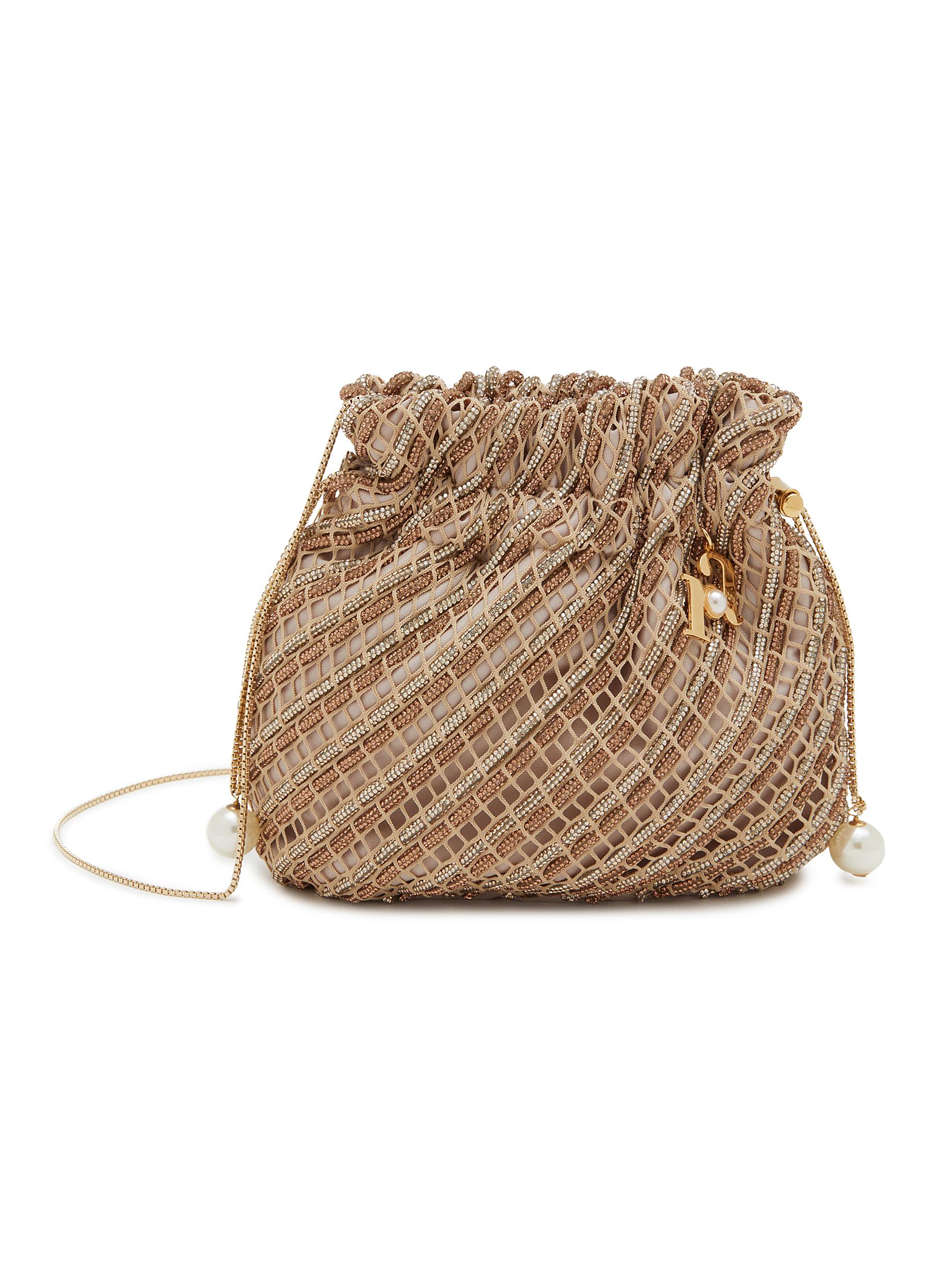 ROSANTICA | Selene Bridget Crystal Faux Pearl Crossbody Bag ROSANTICA | Selene Bridget Crystal Faux Pearl Crossbody Bag