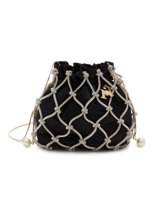 Main View - Click To Enlarge - ROSANTICA - Selene Capri Crystal Faux Pearl Crossbody Bag