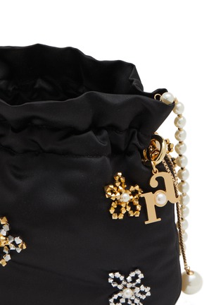 Detail View - Click To Enlarge - ROSANTICA - Selene Berillo Beaded Flower Crossbody Bag