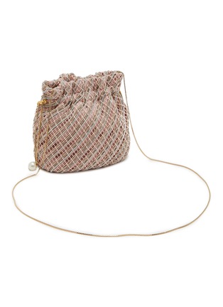 Detail View - Click To Enlarge - ROSANTICA - Selene Bridget Crystal Faux Pearl Crossbody Bag