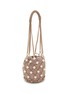 Detail View - Click To Enlarge - ROSANTICA - Small Capri Ostrica Faux Pearl Crystal Embellished Bucket Pouch