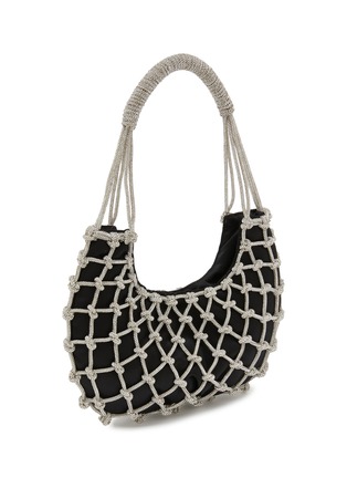 Detail View - Click To Enlarge - ROSANTICA - Nod Crystal Embellished Hobo Bag