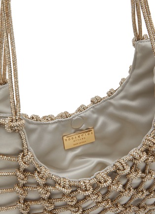 Detail View - Click To Enlarge - ROSANTICA - Nod Crystal Embellished Hobo Bag