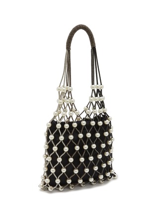 Detail View - Click To Enlarge - ROSANTICA - Ostrica Faux Pearl Crystal Embellished Bag