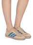 Figure View - Click To Enlarge - ADIDAS - X CLOT Gazelle Low Top Women's Sneakers