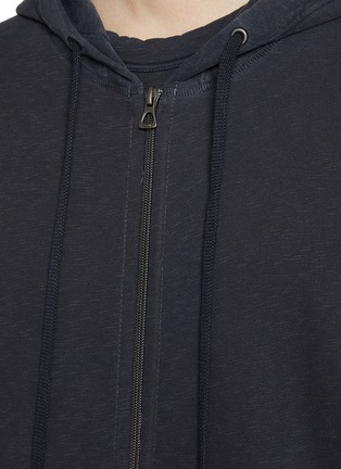  - JAMES PERSE - Vintage French Terry Cotton Zip Hoodie