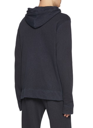 Back View - Click To Enlarge - JAMES PERSE - Vintage French Terry Cotton Zip Hoodie