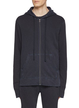 Main View - Click To Enlarge - JAMES PERSE - Vintage French Terry Cotton Zip Hoodie