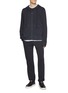 Figure View - Click To Enlarge - JAMES PERSE - Vintage French Terry Cotton Zip Hoodie